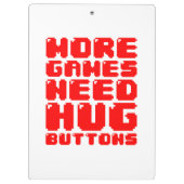 MEER GAMES HEBBEN HUG-BUTTONNEN NODIG KLEMBORD (Achterkant)