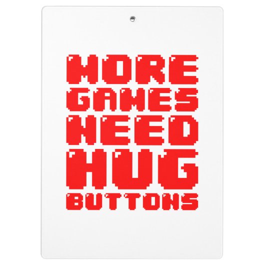 MEER GAMES HEBBEN HUG-BUTTONNEN NODIG KLEMBORD (Achterkant)