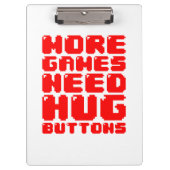 MEER GAMES HEBBEN HUG-BUTTONNEN NODIG KLEMBORD (Voorkant)