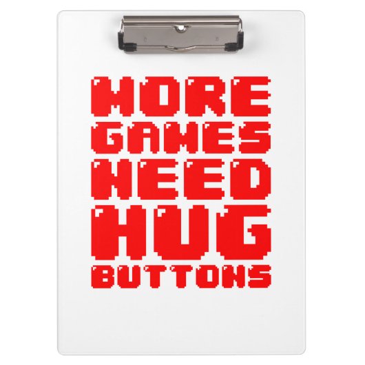 MEER GAMES HEBBEN HUG-BUTTONNEN NODIG KLEMBORD (Voorkant)