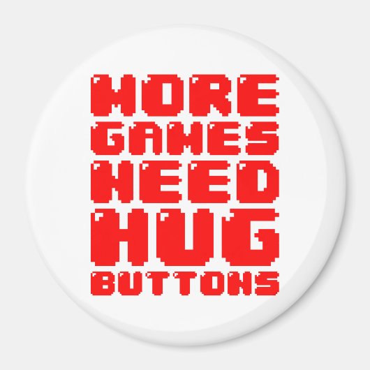 MEER GAMES HEBBEN HUG-BUTTONNEN NODIG MAGNEET (Voorkant)