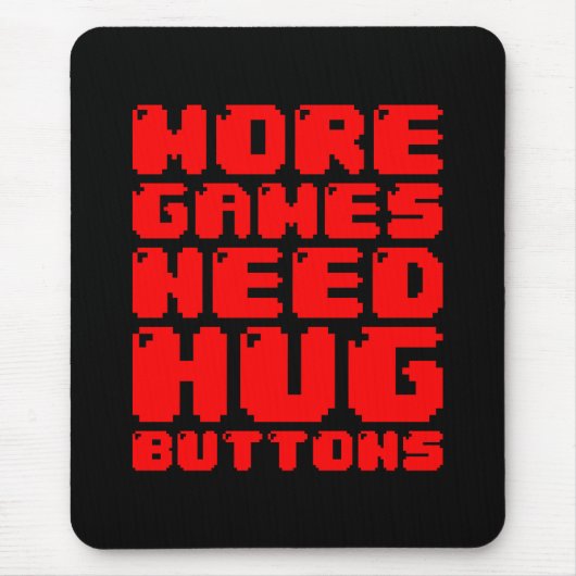 MEER GAMES HEBBEN HUG-BUTTONNEN NODIG MUISMAT (Voorkant)