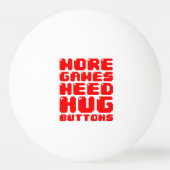 MEER GAMES HEBBEN HUG-BUTTONNEN NODIG PINGPONGBAL (Voorkant)