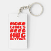MEER GAMES HEBBEN HUG-BUTTONNEN NODIG SLEUTELHANGER (achterkant)