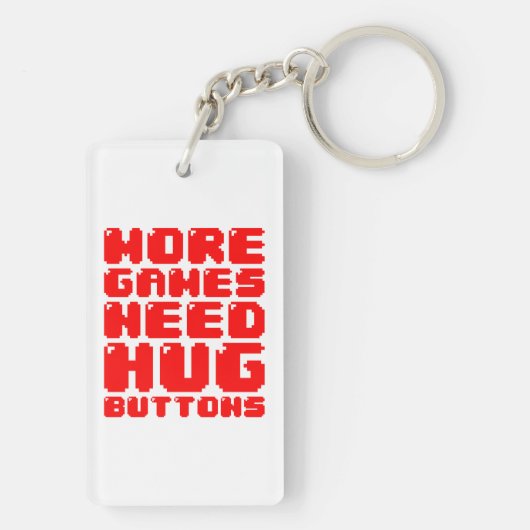 MEER GAMES HEBBEN HUG-BUTTONNEN NODIG SLEUTELHANGER (achterkant)