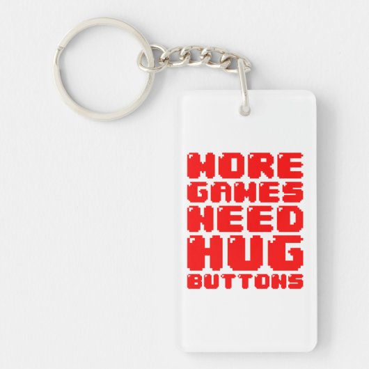 MEER GAMES HEBBEN HUG-BUTTONNEN NODIG SLEUTELHANGER (Voorkant)