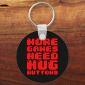 MEER GAMES HEBBEN HUG-BUTTONNEN NODIG SLEUTELHANGER (Voorkant)