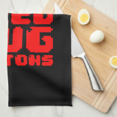 MEER GAMES HEBBEN HUG-BUTTONNEN NODIG THEEDOEK (Quarter Fold)