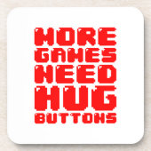 MEER GAMES HEBBEN KNOPPEN VOOR KNUFFELS ONDERZETTER (Voorkant)