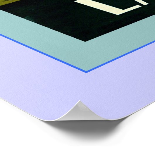 Meer Garda ~  Italiaans reizen Poster (Hoek)