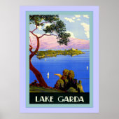 Meer Garda ~  Italiaans reizen Poster (Voorkant)