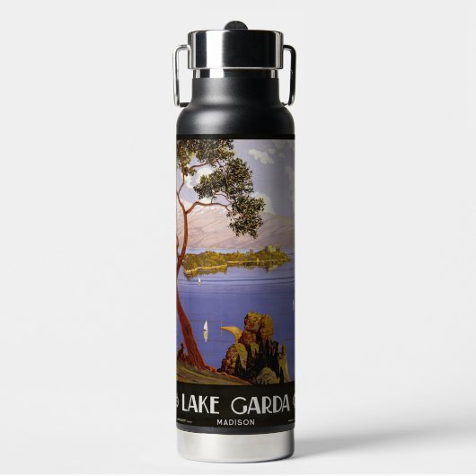 Meer Garda Italië — douanenaam Waterfles (Voorkant)