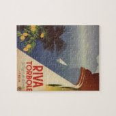 meer Garda Riva Torbole Italië Toerismekunst Legpuzzel (Horizontaal)