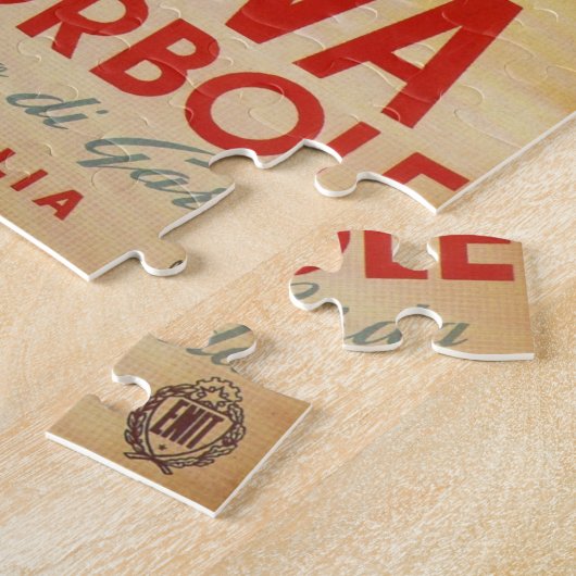  meer Garda Riva Torbole Italië Toerismekunst Legpuzzel (Zijkant)