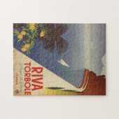  meer Garda Riva Torbole Italië Toerismekunst Legpuzzel (Horizontaal)