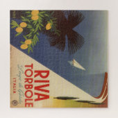  meer Garda Riva Torbole Italië Toerismekunst Legpuzzel (Horizontaal)