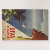 meer Garda Riva Torbole Italië Toerismekunst Legpuzzel (Horizontaal)