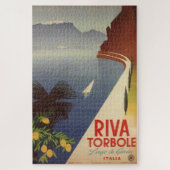 meer Garda Riva Torbole Italië Toerismekunst Legpuzzel (Verticaal)