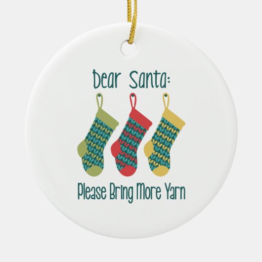 Meer garen keramisch ornament (Voorkant)