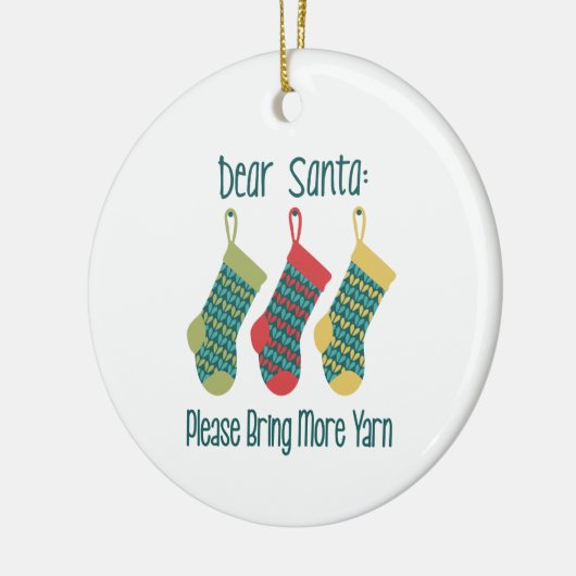 Meer garen keramisch ornament (Links)