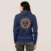 Meer gebed minder zorgwekkende zonne-energie hoodie (Achterkant volledig)