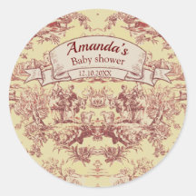  meer geel rood toile de jouy monogram