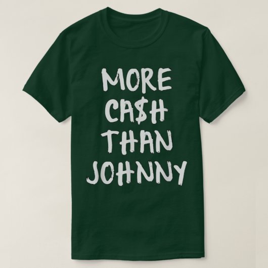 Meer geld dan Johnny Funny Music T-shirt (Design voorkant)