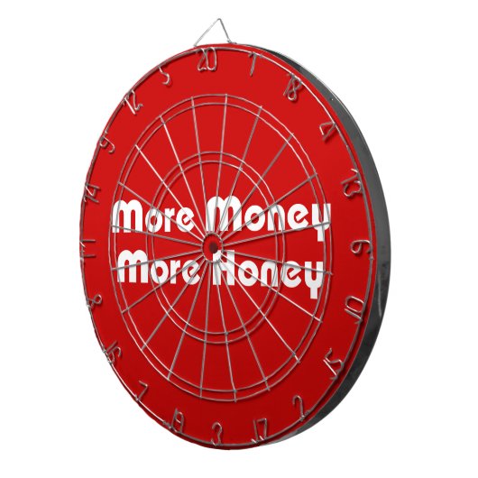 Meer geld meer honing dartbord (Voorkant Rechts)