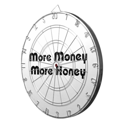 Meer geld meer honing dartbord (Voorkant Rechts)