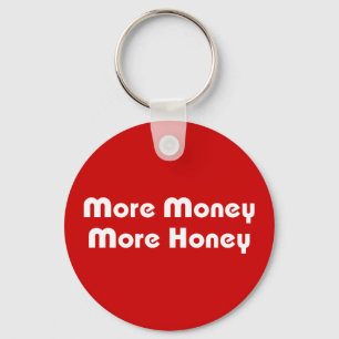 Meer geld meer honing sleutelhanger