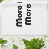 Meer geld meer honing theedoek (Gevouwen)