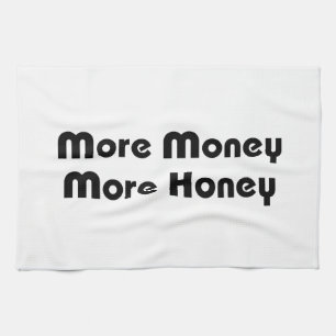Meer geld meer honing theedoek