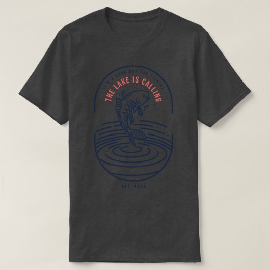 Meer Gevist Visser 1 T-shirt (Design voorkant)