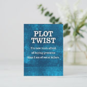 Meer gevreesd voor koopkerijen dan seriemoordenaar briefkaart (Staand voorkant)