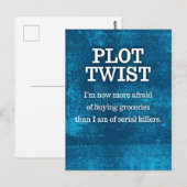 Meer gevreesd voor koopkerijen dan seriemoordenaar briefkaart (Voorkant / Achterkant)