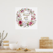 Meer Gezegd om te geven dan te ontvangen Poster (Keuken)