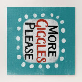 Meer giechels alsjeblieft puzzel legpuzzel (Horizontaal)