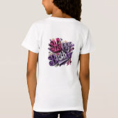 Meer glimlach, minder zorgen t-shirt (Achterkant)