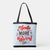 Meer glimlach tote bag (Achterkant)