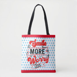Meer glimlach tote bag