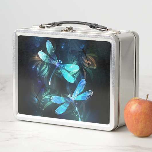 Meer gloeiende libellen (In situ)