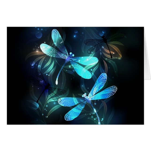 Meer gloeiende libellen (Voorkant Horizontaal)