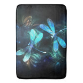 Meer gloeiende libellen badmat (Voorkant Verticaal)