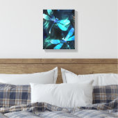 Meer gloeiende libellen canvas afdruk (Insitu (Slaapkamer))
