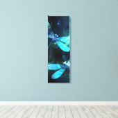 Meer gloeiende libellen canvas afdruk (Insitu (Houten vloer))