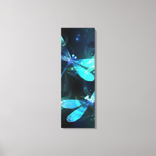 Meer gloeiende libellen canvas afdruk