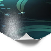 Meer gloeiende libellen foto afdruk (Hoek)