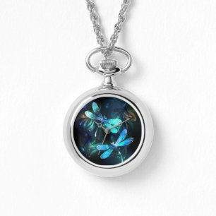 Meer gloeiende libellen horloge
