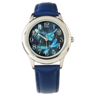 Meer gloeiende libellen horloge