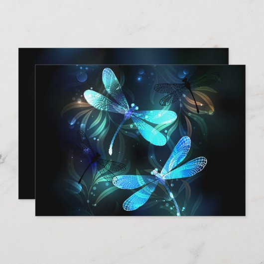 Meer gloeiende libellen informatiekaartje (Voorkant / Achterkant)